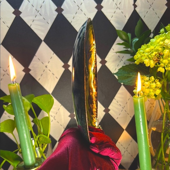 Copper Enamel Art Plate | Vibrant Hand-Fired Colors • One-of-a-Kind - Picture 5 of 13